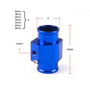 Factory 2'' 52MM Car Digital <strong>Blue</strong> Led Water Temperature <strong>Gauge</strong> 40-150 Celsius With Water Temp Joint Pipe Sensor Adapter 1/8NPT - Product Image 6