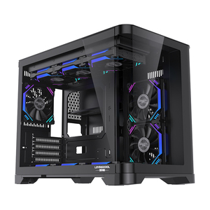 Lovingocool phổ biến nhất Chất lượng cao Tempered Kính cong chơi game PC Máy tính để bàn máy tính chơi Game ATX/mATX trường hợp máy tính & tháp - Product Image 1