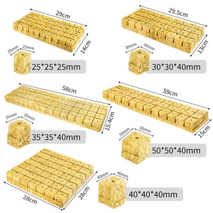 Bloc <span class=keywords><strong>de</strong></span> <span class=keywords><strong>laine</strong></span> <span class=keywords><strong>de</strong></span> <span class=keywords><strong>roche</strong></span> agricole moderne pour culture hydroponique, <span class=keywords><strong>densité</strong></span> 80 kg/m³, garantie 5 ans, respirant et efficace pour une meilleure performance - Product Image 1