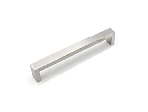 Oco Gold Square aço inoxidável Kitchen Handle Drawer Pull Black Cabinet Handles e puxa para móveis