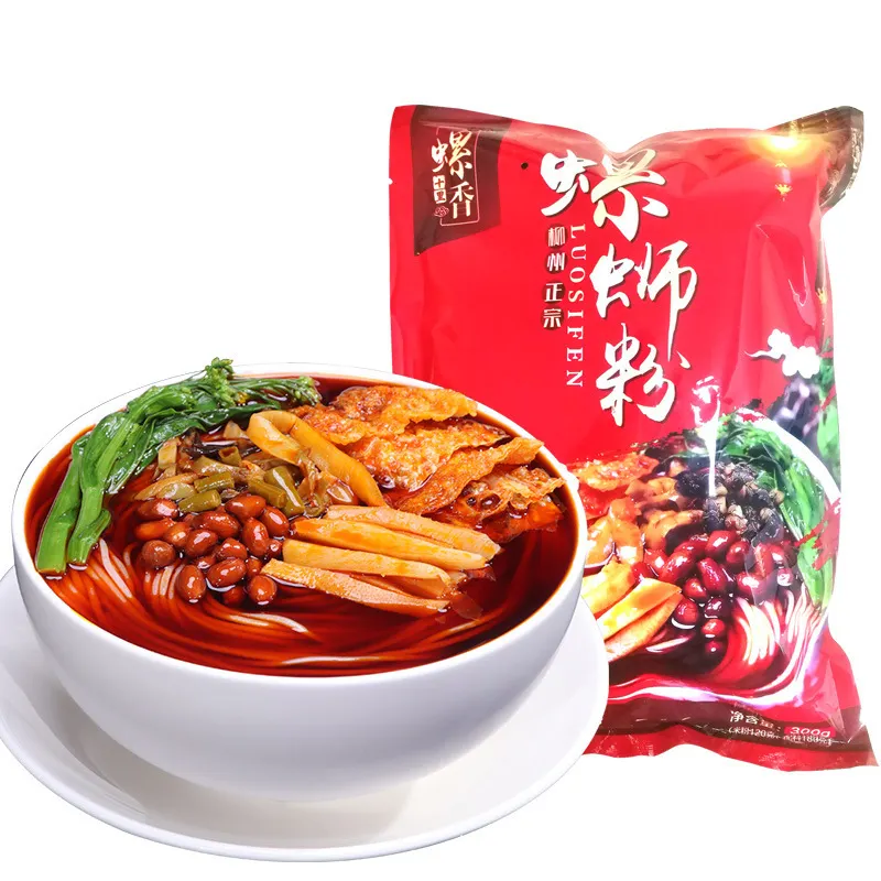 300g बैग चीनी मसालेदार नाश्ता Liuzhou विशेषता पेंच पाउडर luosifen घोंघा चावल नूडल्स