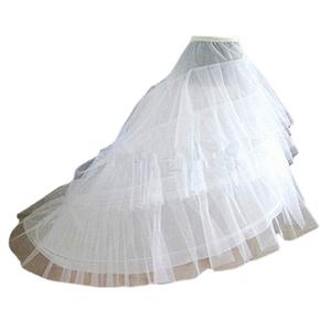 S2949F haute qualité Plus longue queue de soutien maille dure bouffante taille serrée mariée mariage cerceau jupe <span class=keywords><strong>jupon</strong></span> - Product Image 2