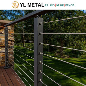 YL METAL Balaustre in Stile Moderno per Recinzione in Alluminio Balcone Terrazza sul Tetto Corrimano Ringhiera per Deck - Product Image 6