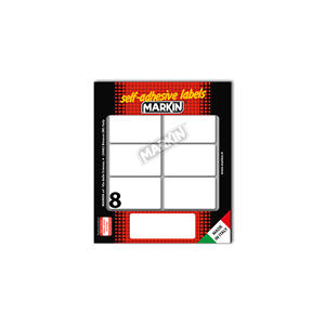 Caja de 150 blísteres con 25 etiquetas adhesivas de papel permanente blanco de 152 mm x 125 mm - Product Image 5