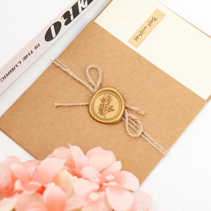 Sellos de Cera de Primera Calidad de Marca Privada, Sellos de Cera de Resina de Lujo, Regalo de Boda, Decoración de Oficina, Manualidades, Fuente Dorada - Product Image 2