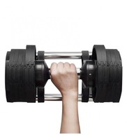 Logo personnalisé Ensemble d'haltères réglables en acier inoxydable Équipement de gymnastique Haltères réglables 20kg 32kg Équipement de fitness