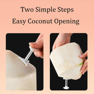 Herramienta para pelar cocos, removedor de pulpa de coco de plástico, cortador de coco lavable, cuchillo suave para coco, herramientas para frutas - Product Image 3