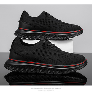 Nouvelles Chaussures Habillées Décontractées pour Hommes en Cuir Véritable Respirant, Style Oxford à Enfiler, pour Mariage, Semelle Plate en PU, Collection Été Automne Hiver - Product Image 2