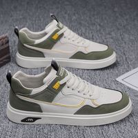 Nouvelles Chaussures Homme d'Extérieur Respirantes, Chaussures de Ville Jeunesse en Cuir Synthétique, Chaussures de Sport Décontractées Polyvalentes et Tendance