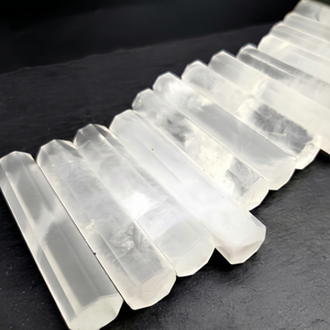 Cuarzo Claro Natural de 3 Pulgadas, Cristal Pulido en Forma de Lápiz, Piedra Preciosa Curativa para Reiki, Meditación, Energía, Decoración del Hogar, Regalo - Product Image 1