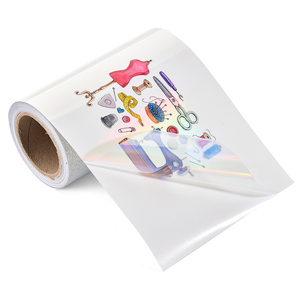 Película de inyección de tinta de vinilo imprimible A4 impermeable Arco Iris vinilo holográfico papel adhesivo para inyección de tinta láser - Product Image 4