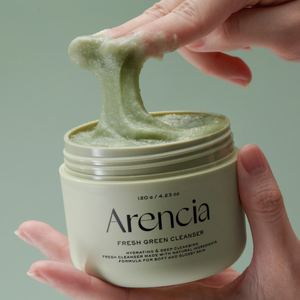 Crème nettoyante aux herbes Arencia Green 120g, nourrissante, hydratante, nettoyant moussant pour les pores en profondeur, pour peaux normales, soin du visage quotidien à domicile - Product Image 5