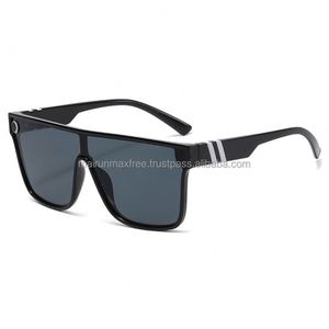 Lunettes de soleil futuristes personnalisées de la série Elegent fabriquées en Chine avec des verres TAC et un cadre en PC, protection UV400, couleurs rouge/bleu/rose - Product Image 2