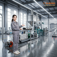 Ligne de production automatique d'aliments secs pour chiens, capacité 3000 kg/h, machine de production de croquettes pour animaux de compagnie avec système PLC