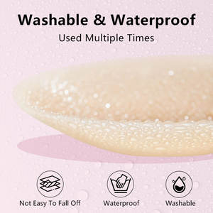 Couvre-mamelons en silicone auto-adhésifs de qualité médicale, réutilisables, opaques, invisibles, pour femmes, taille et logo personnalisés - Product Image 2