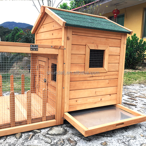 Casa para Conejos de Madera de Lujo Ecológica SDR025, Estilo Villa, para Exteriores, Resistente al Agua, Jaulas de Descanso - Product Image 3