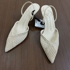 Sandalias de Tacón: Novedad, Zapatos de Tacón Slingback con Diseño Hueco para Mujer - Product Image 1