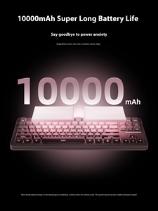 XINMENG M87Ultra 10000mAh clavier mécanique personnalisé sans fil rétroéclairage RVB remplaçable à chaud 80% clavier de jeu - Product Image 3