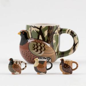 ¡Nuevo! Taza de Cerámica Woodland Grouse de 12 oz - Diseño de Camuflaje Pintado a Mano, Apta para Microondas, Regalo para Cazadores, Personalizada - Product Image 1