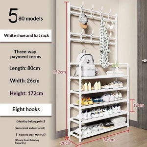<span class=keywords><strong>Perchero</strong></span> Plegable para Zapatos con Ganchos y Colgadores, Estante de Almacenamiento para Ropa y Bolsos, para Dormitorio, el Más Vendido al por Mayor en 2024 - Product Image 3