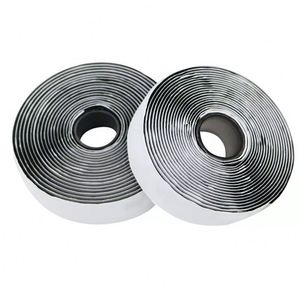 Strong Double-sided Tape Factory Custom Waterproof <b>Hook</b> Ring Tape Magic Patch Fastener Heavy-duty <b>Adhesive</b> <b>Hook</b> Ring Tape - Product Image 2