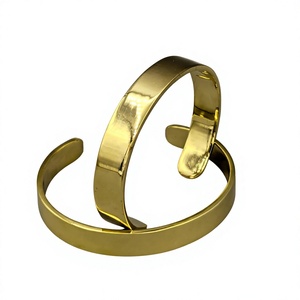 Brazalete de Latón Crudo Hecho a Mano: Brazalete Grabado Personalizado, Regalo para Él, Brazalete de Latón Pulido Hecho a Mano - Product Image 1