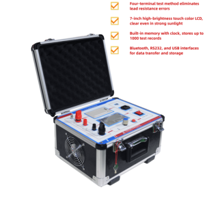 Testador de Resistência de Disjuntores RDHL 100A 200A da China, Medidor de Resistência de Loop de Interruptor, Micro Ohmímetro, Testador de Resistência de Contato - Product Image 3