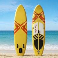 Planche de paddle gonflable rose 10'6" OEM pour le dropshipping – Stand-up Paddle (SUP) pour jeux aquatiques et surf