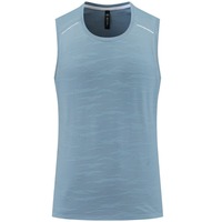 Kaos Tank Top Olahraga Pria Ringan Tanpa Lengan, Bernapas, Slim-Fit, Cepat Kering, untuk Latihan Kebugaran dan Membentuk Otot