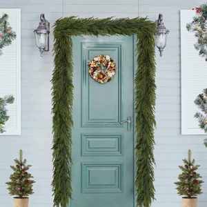 Fournitures de Noël Décorations de Noël Décorations en rotin imitation aiguilles de pin Ornements multifonctionnels - Product Image 3