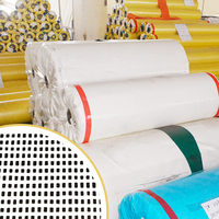 Tissu en maille de chlorure de polyvinyle pour impression publicitaire, revêtement ignifuge écologique, best-seller