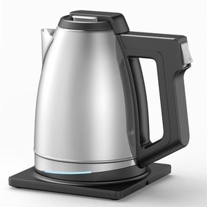 Bouilloire électrique en acier inoxydable 1,8 L, arrêt automatique, commande par bouton-poussoir, 1500W-2000W, niveau d'efficacité énergétique 2, garantie 1 an - Product Image 1
