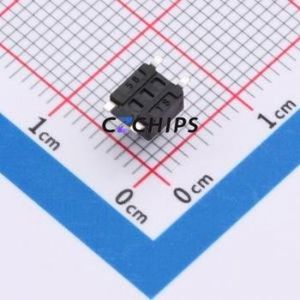 ZX-QC4545-5.5TP Tactile Switch SMD-4P,4.5x4.5mm Switch Single Pole Single Throw Round Button 2.6N Vertical Mount - Product Image 2