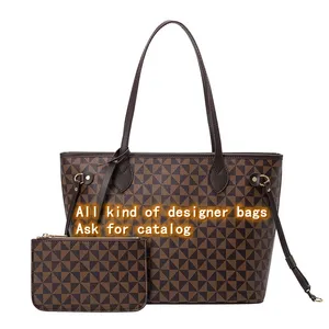 Grosir tas wanita baru tas tangan desainer kulit asli dengan dompet tas tangan merek terkenal untuk wanita dompet mewah 2023