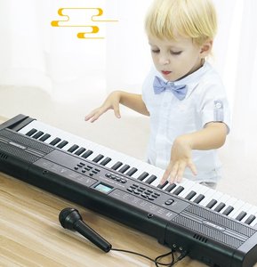 Jouets pour enfants en gros, piano électronique 61 touches portable avec microphone, cadeau, jouet musical, piano - Product Image 4