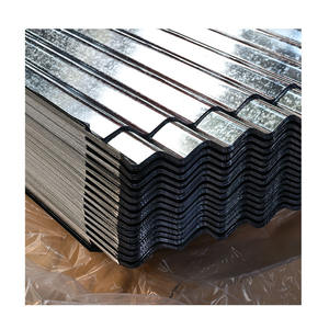 Tôle d'acier ondulée GI Zn275, tôle de <span class=keywords><strong>toiture</strong></span> en fer GI, paillettes régulières 0,27 mm - Product Image 3