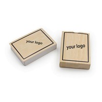 Jeu de poker personnalisé avec des cartes à jouer en papier à personnaliser, type publicitaire de poker