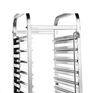 <span class=keywords><strong>Chariot</strong></span> de service carré en acier inoxydable Heavybao pour équipement de restauration moderne avec <span class=keywords><strong>table</strong></span> de travail - Product Image 3