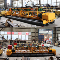 Facultatif 2-12m Grand finisseur de ciment de moteur diesel électrique de finisseur de béton d'asphalte