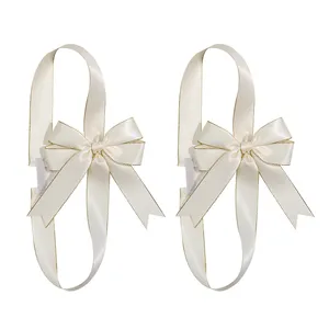 The New Gift Ribbon Bows Ribbon Bow With Elastic Loop Satin Tie Packing Ribbon Bows With Elastic Loop