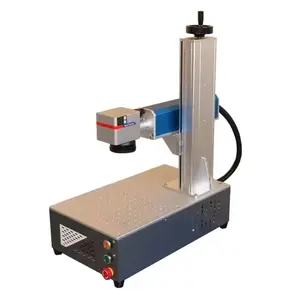 Desktop integrated fiber laser marking machine metal fiber nameplate engraving machine small marking machine