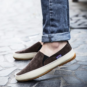 Wholesale New Style Fashion Trendy Slip on Denim Jeans Flat Footwear Washed Walking Style Casual Canvas <b>Shoes</b> for Men <b>Size</b> 45 - Product Image 2
