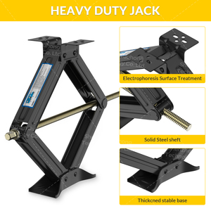 2 gói 6600lbs RV ổn định san lấp mặt bằng Scissor jack cắm chính xác san lấp mặt bằng chức năng đáng tin cậy chất lượng vật liệu thép - Product Image 3