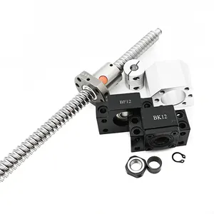 China atacado precisão C7 C5 Linear Motion Ball Screw DFU1605 SFU1610 SFU1605 Com porca de parafuso kit completo