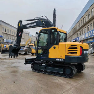 Excavatrice sur chenilles Hyundai HX80 de 8 tonnes fabriquée en Corée avec moteur et boîte de vitesses Yanmar - Modèle 2021 testé et inspecté, prix bas - Product Image 1
