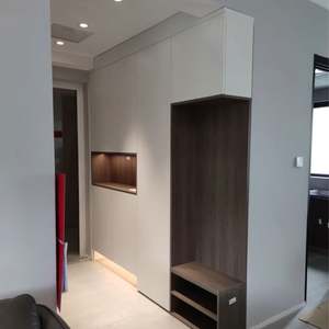 Mueble Zapatero de Madera Maciza Montado en la Pared, Diseño Moderno, Muebles para Sala de Estar, Muebles para el Hogar Ecológicos - Product Image 1