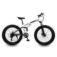 Vélo de montagne pliant en alliage d'aluminium 26 pouces, suspension complète