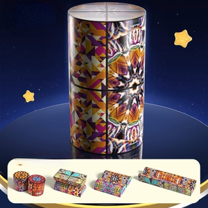 Juguete <span class=keywords><strong>de</strong></span> Rompecabezas Geométrico Magnético Transformable, Diseño Educativo para Aliviar el Estrés, <span class=keywords><strong>Cubo</strong></span> Infinito <span class=keywords><strong>3D</strong></span> para Niños y Adultos - Product Image 5