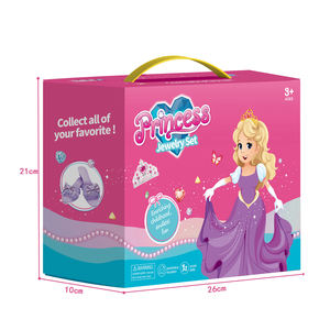Set Regalo Costume di Compleanno per Bambine con Bacchetta Magica, Mantello, Gioielli e Accessori, Gioco di Ruolo da Principessa <span class=keywords><strong>Elsa</strong></span> - Product Image 2