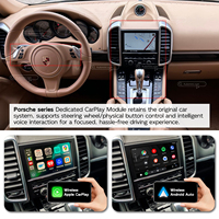 Kit de Interfaz de Módulo Decodificador Inalámbrico Apple CarPlay Android Auto PCM3.1 para Cayenne, Compatible con Porsche 911/Panamera/Boxster/Macan 2010-2017